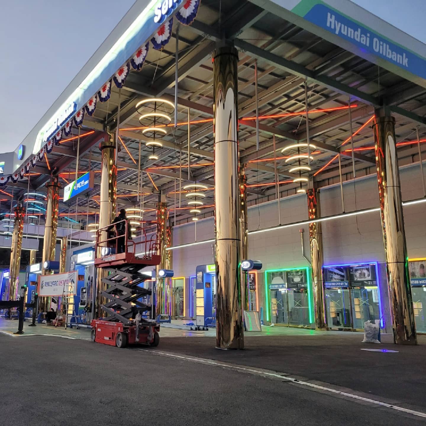 폴리카보네이트 물방울 엠보 투명색상